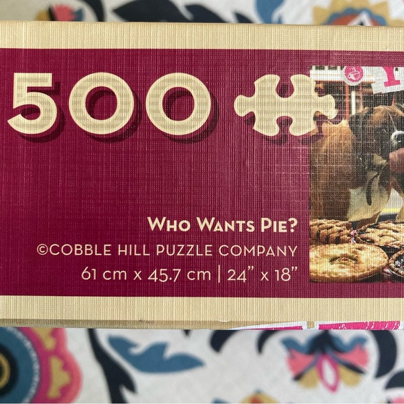 500 Piece Jigsaw Puzzle Cobble Hill Bakery Dogs Cobble Hill - Picture 3 of 4